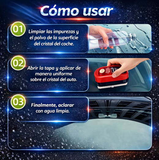 Limpiador de Parabrisas y Vidrios de Auto